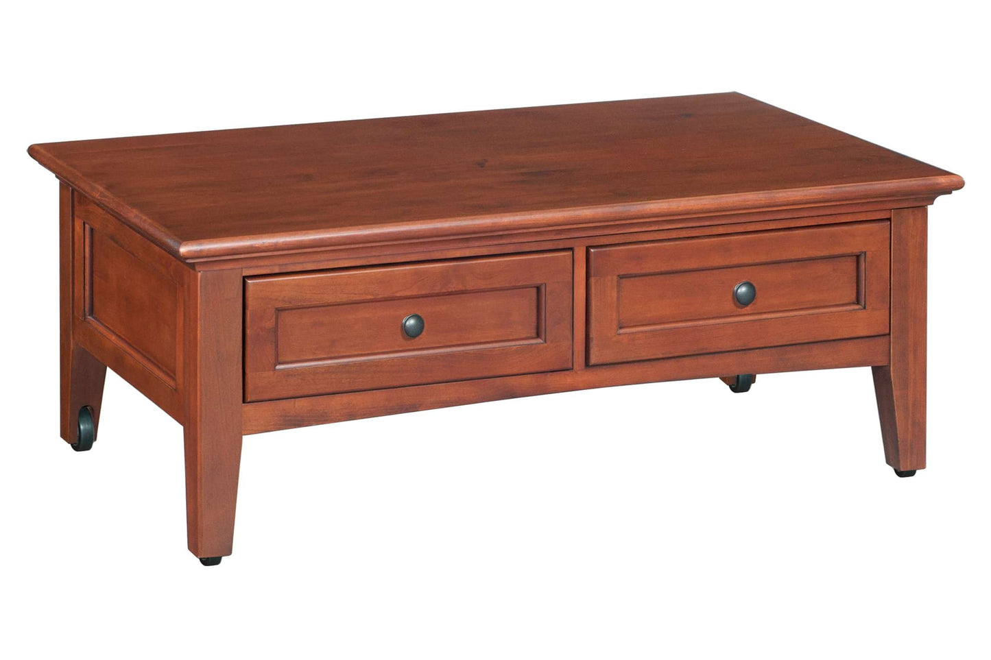 McKenzie Lift Top Coffee Table, Glazed Antique Cherry Finish