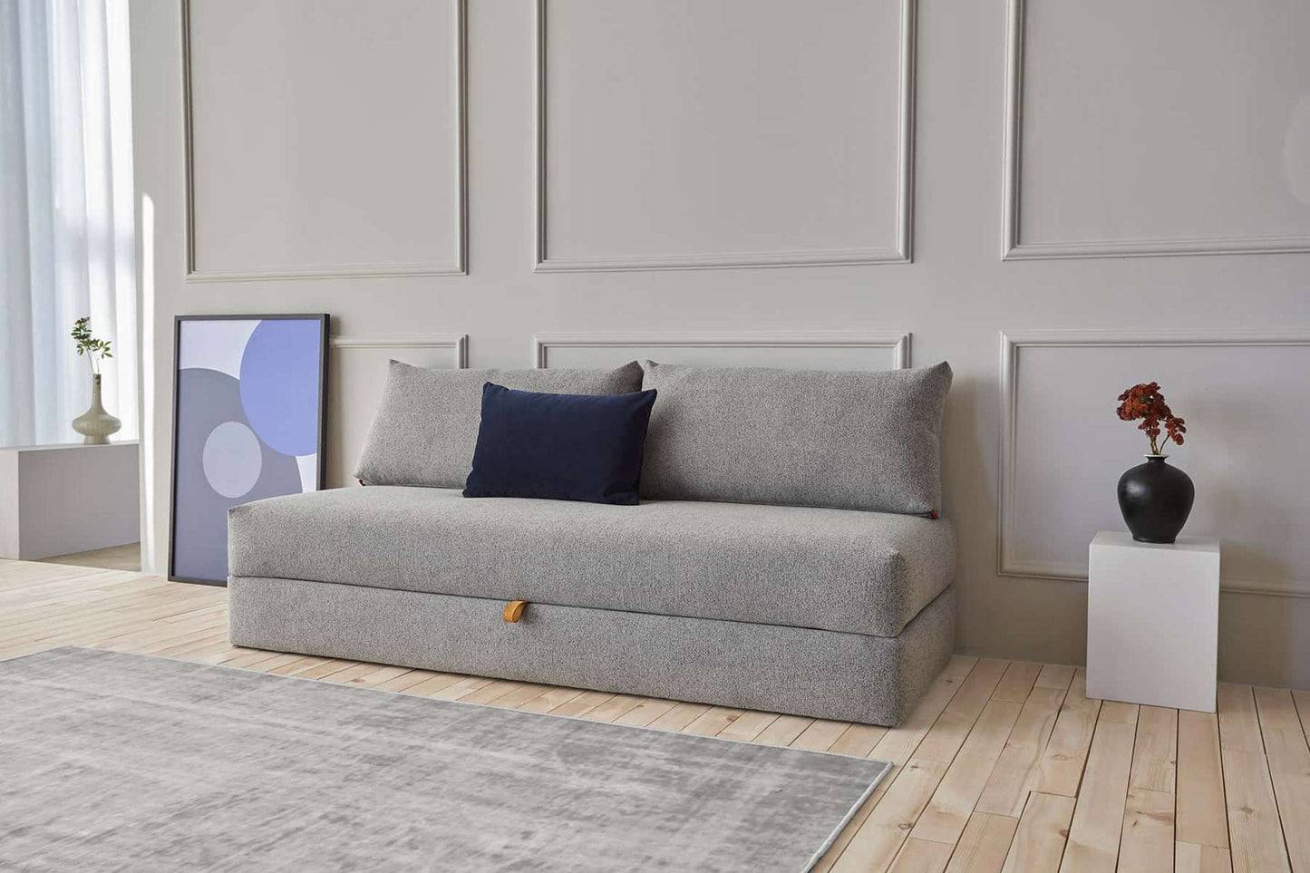 Walis Daybed Sofa Bed Melange Light Gray