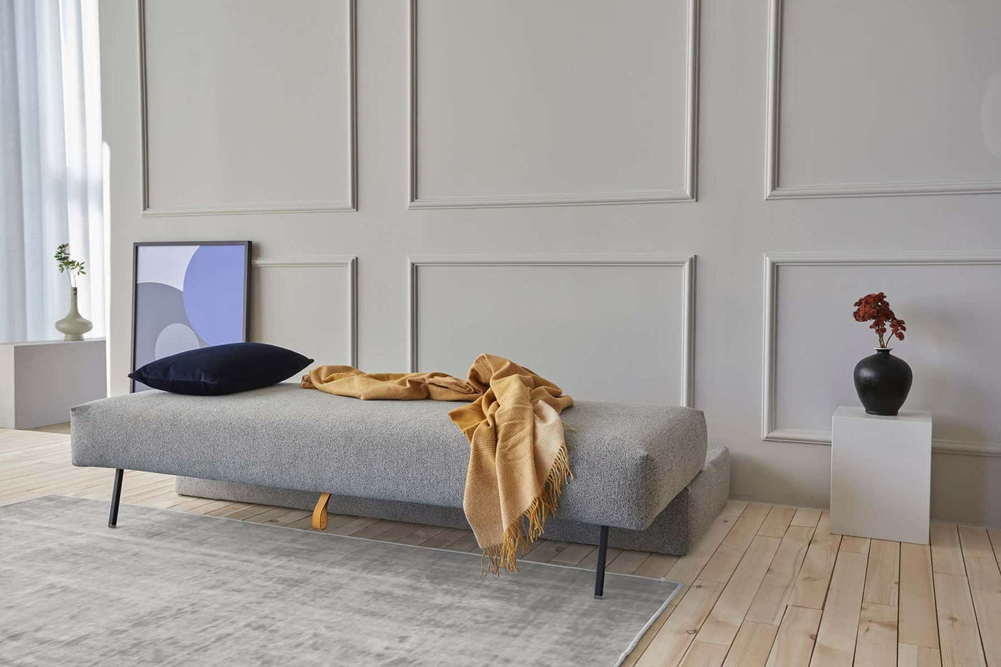 Walis Daybed Sofa Bed Melange Light Gray