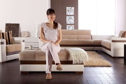 Moon Platin Mustard Chair by Bellona