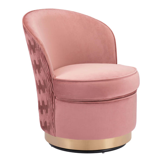 Zelda Accent Chair in Pink