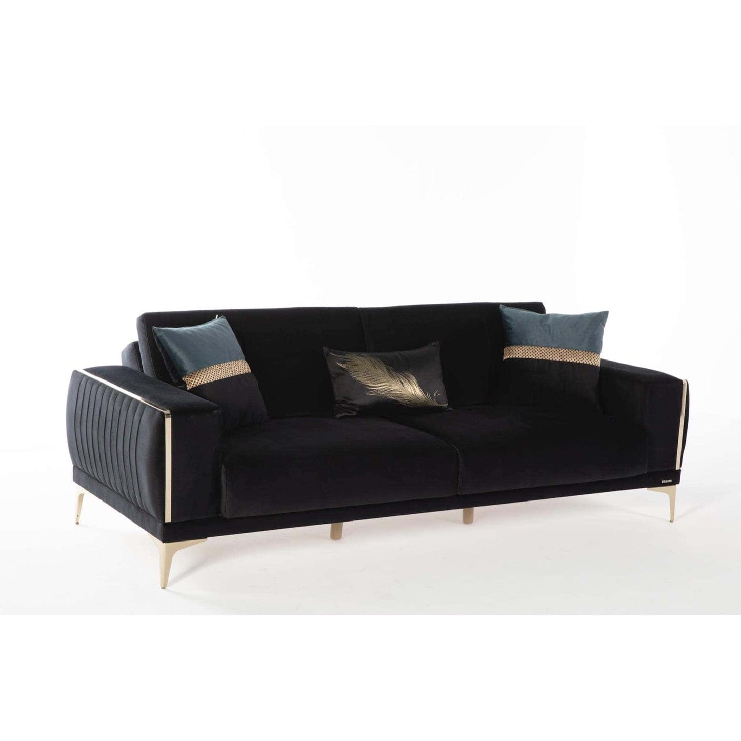 Carlino Sleeper Sofa Bed in Napoly Black