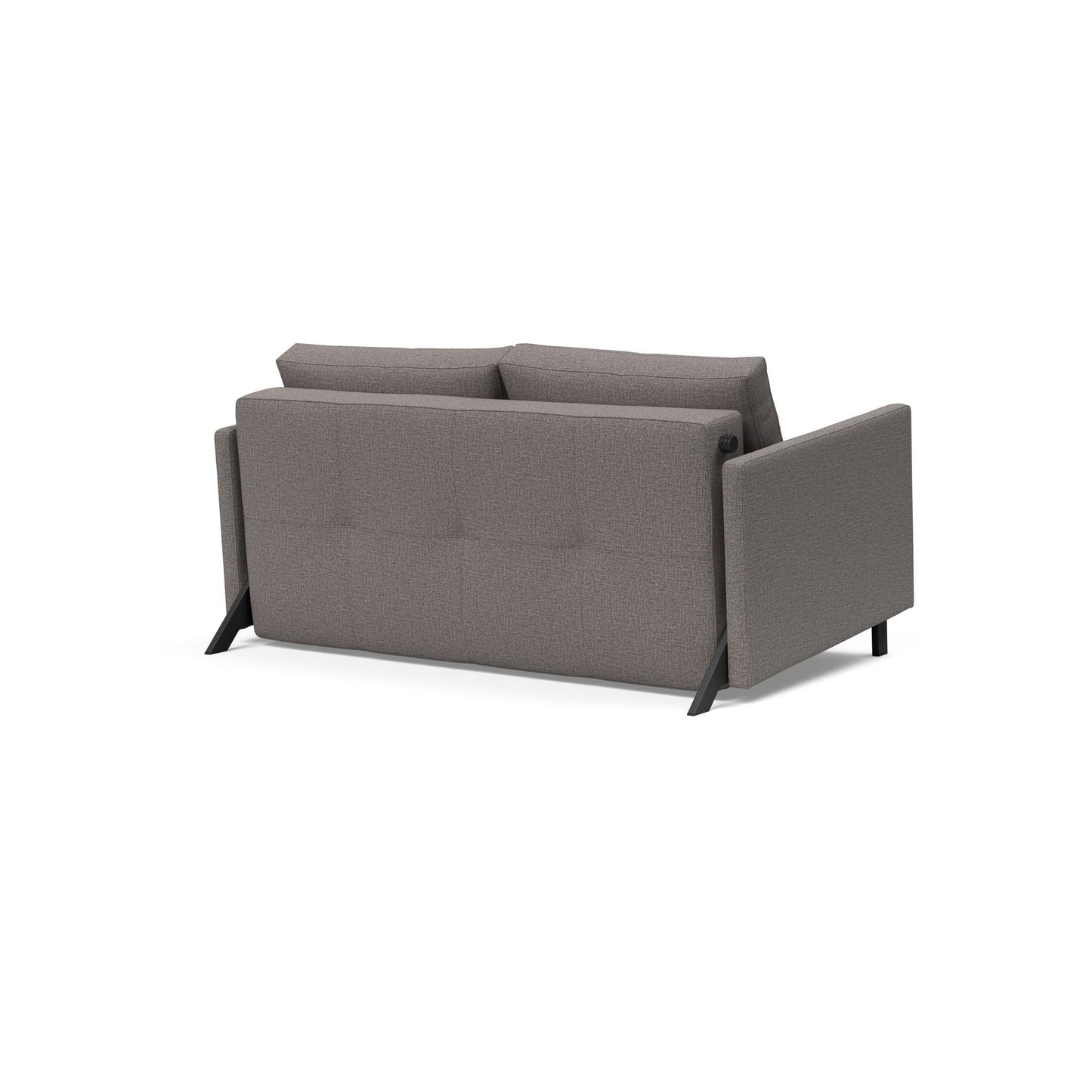Cubed Deluxe Full Sofa Bed w/Arms in Mixed Dance Gray