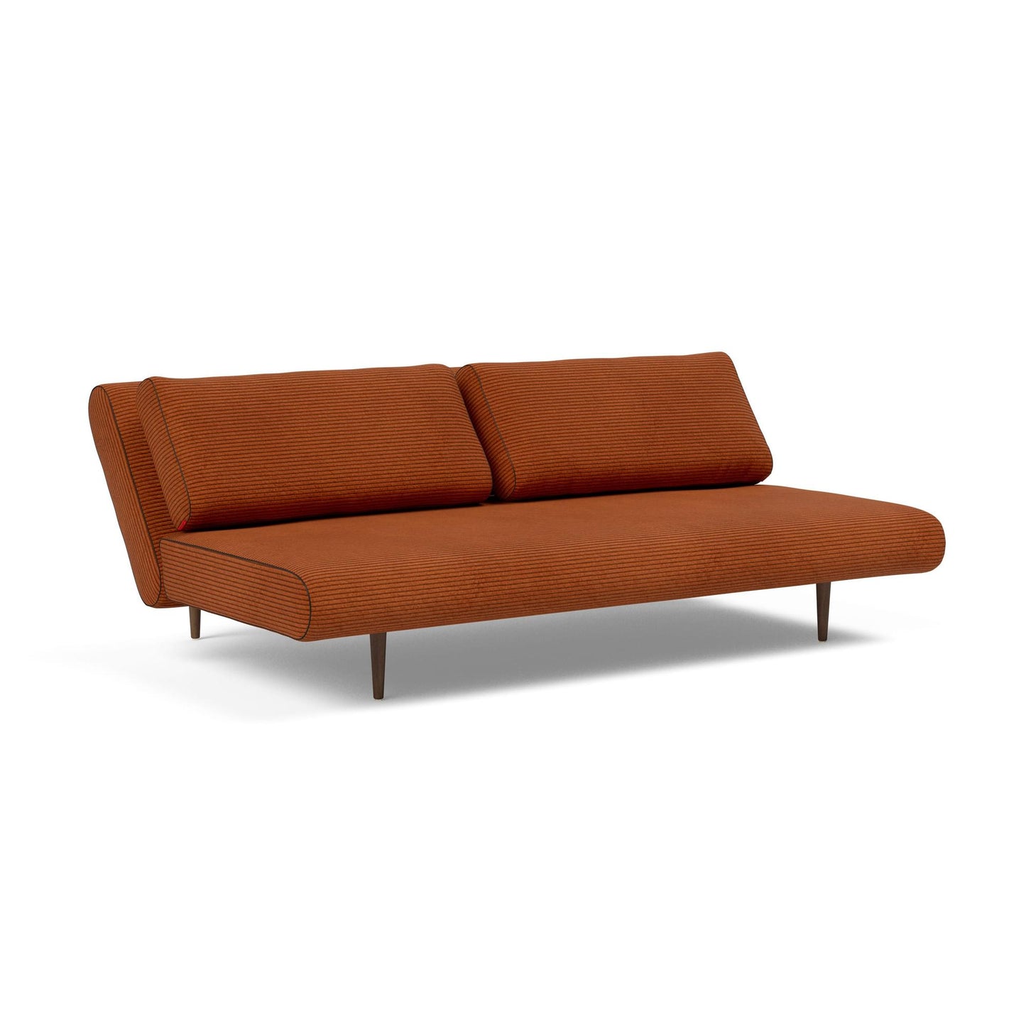 Unfurl Lounger Sofa Bed in Corduroy Burnt Orange