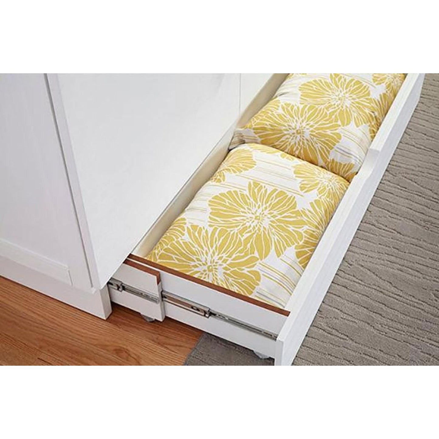Madrid Murphy Cabinet Bed in Wire Brush