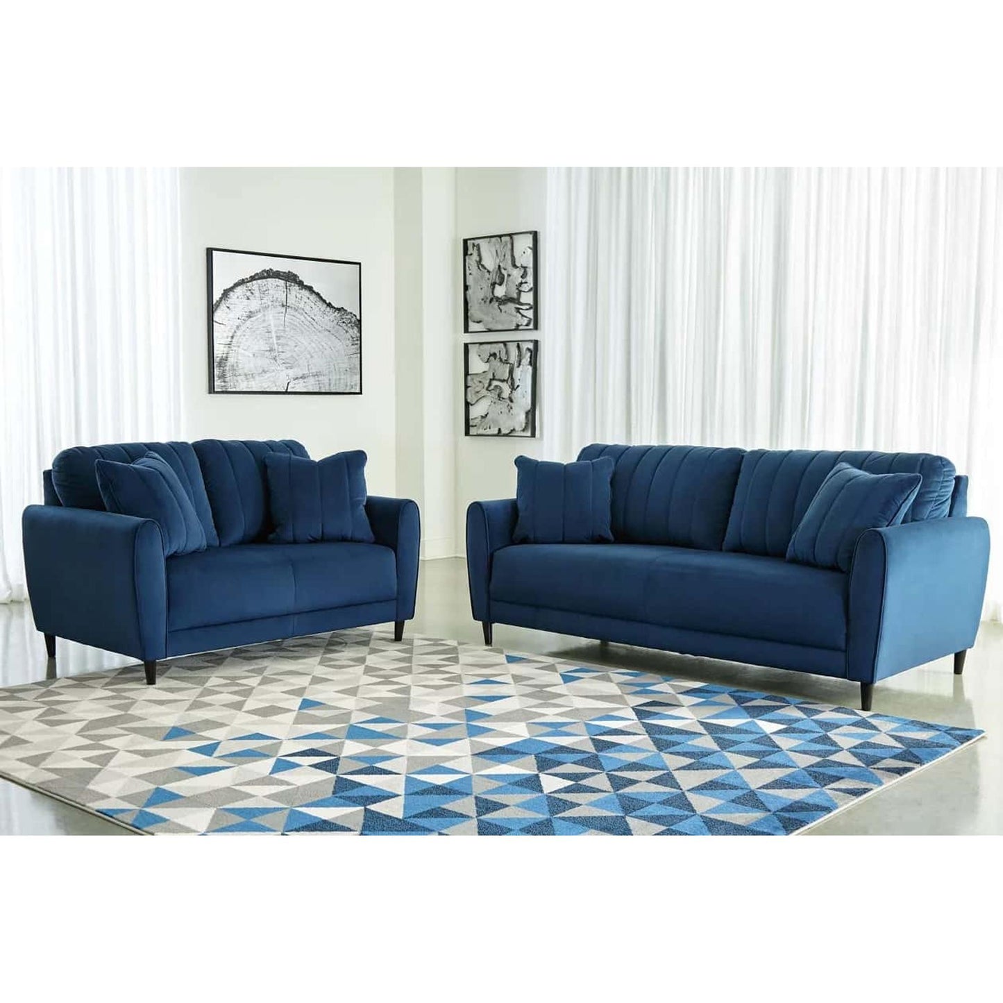 Enderlin Sofa in Blue Ink