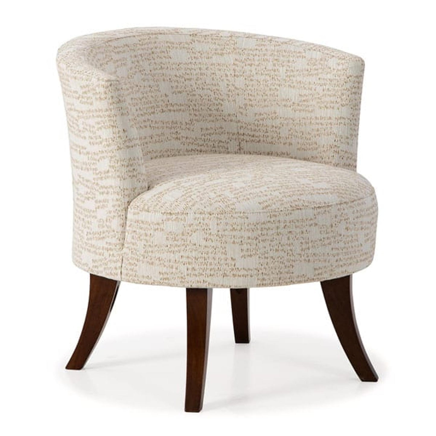 Steffen Swivel Chair in Linen Fabric