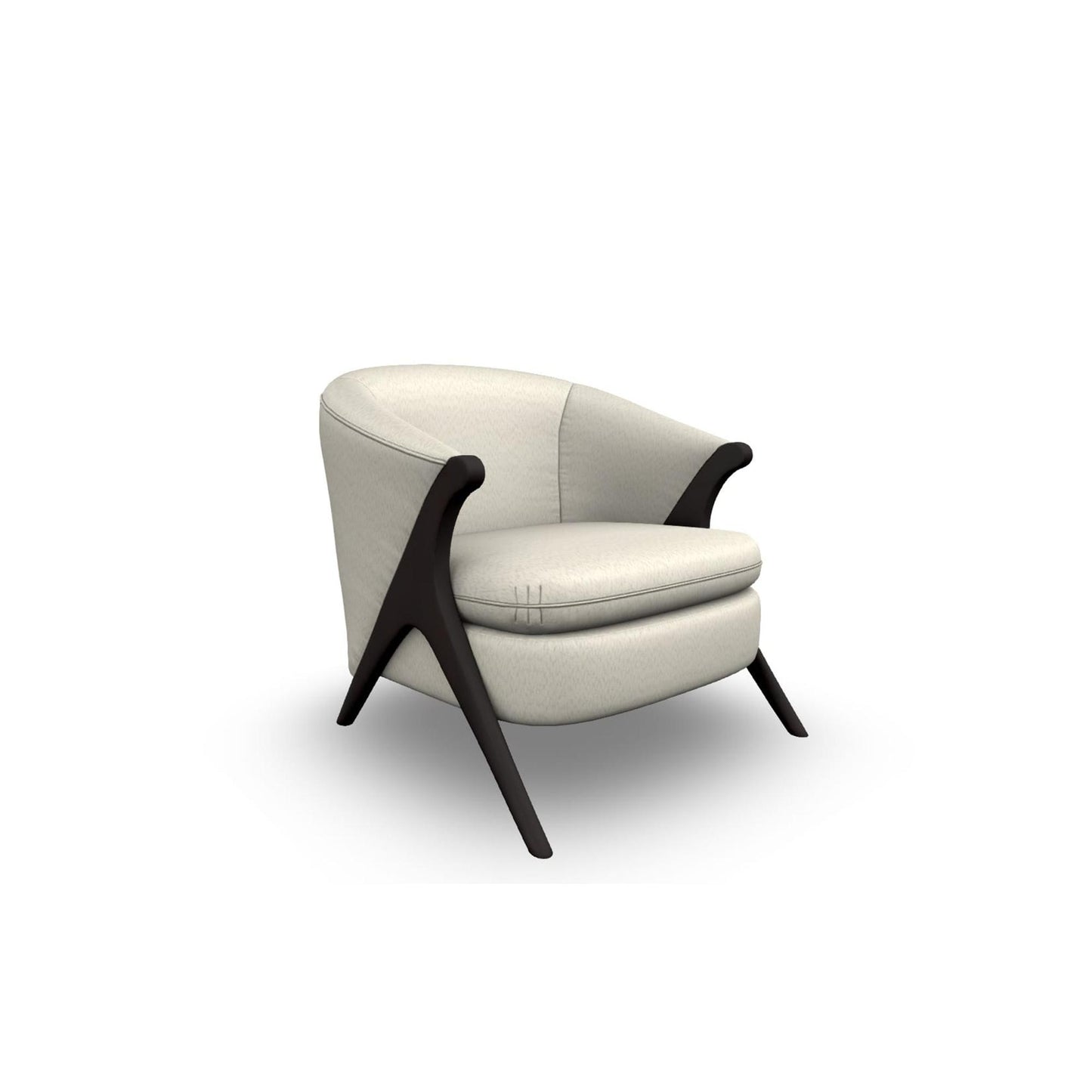 Tatiana Accent Chair in Natural Fabric