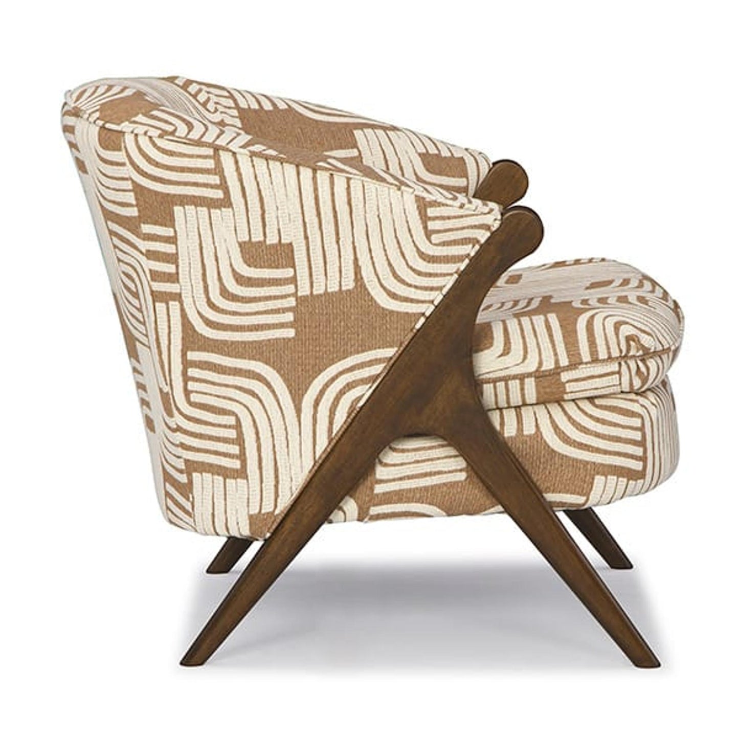 Tatiana Accent Chair in Natural Fabric