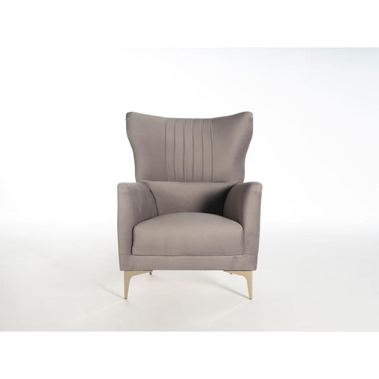 Carlino Accent Chair in Napoly Gray