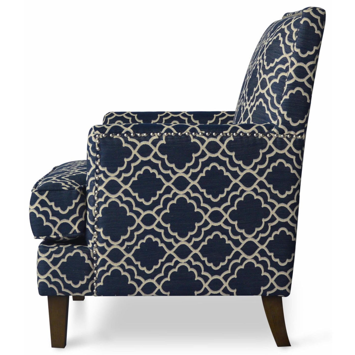 Aubrey Accent Chair in Marine Fabric