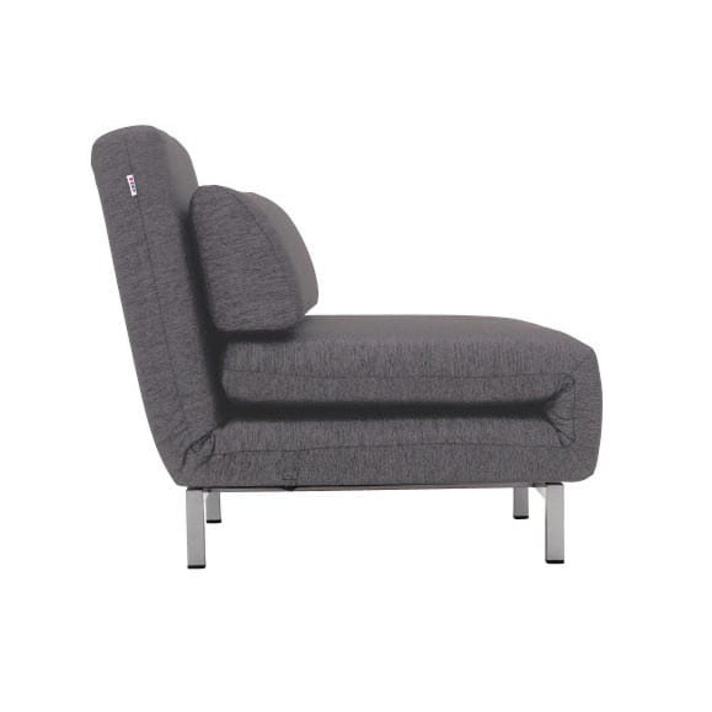 Chair Bed in Charcoal Gray