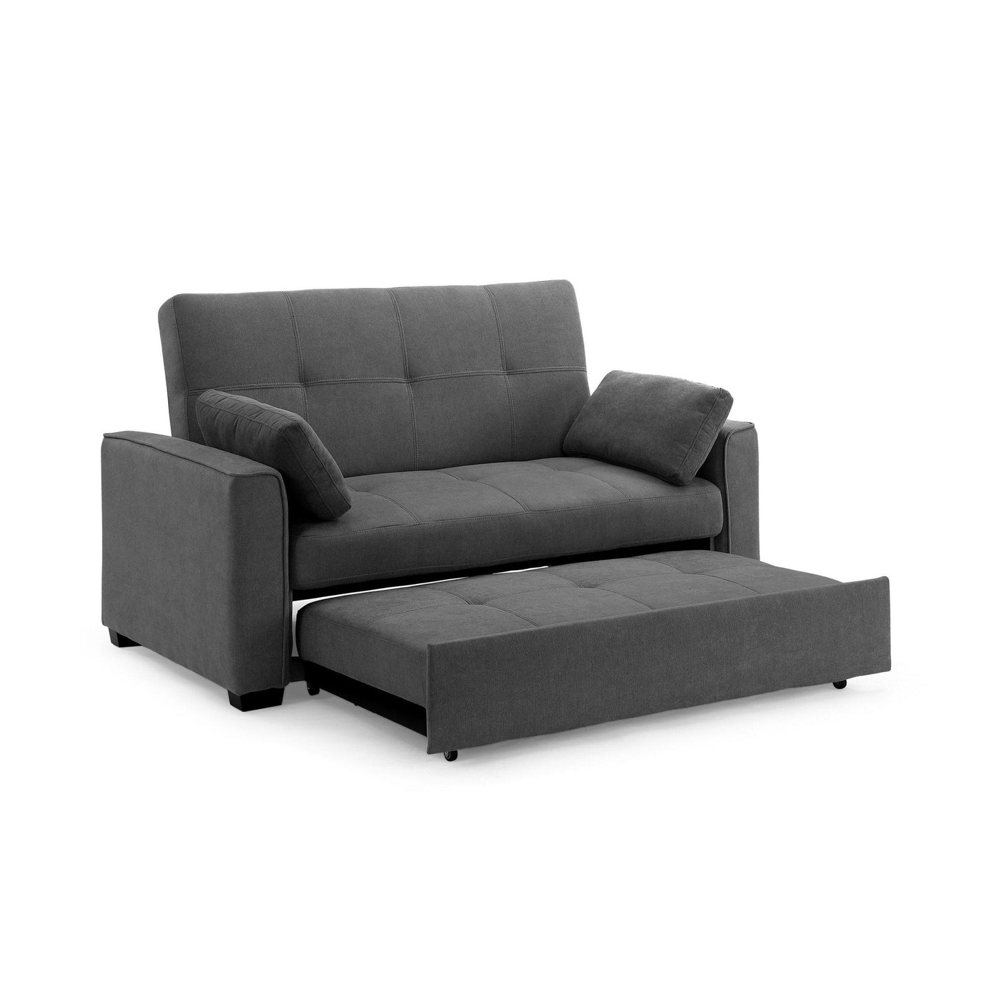 Nantucket Loveseat Full Size Sleeper in Charcoal