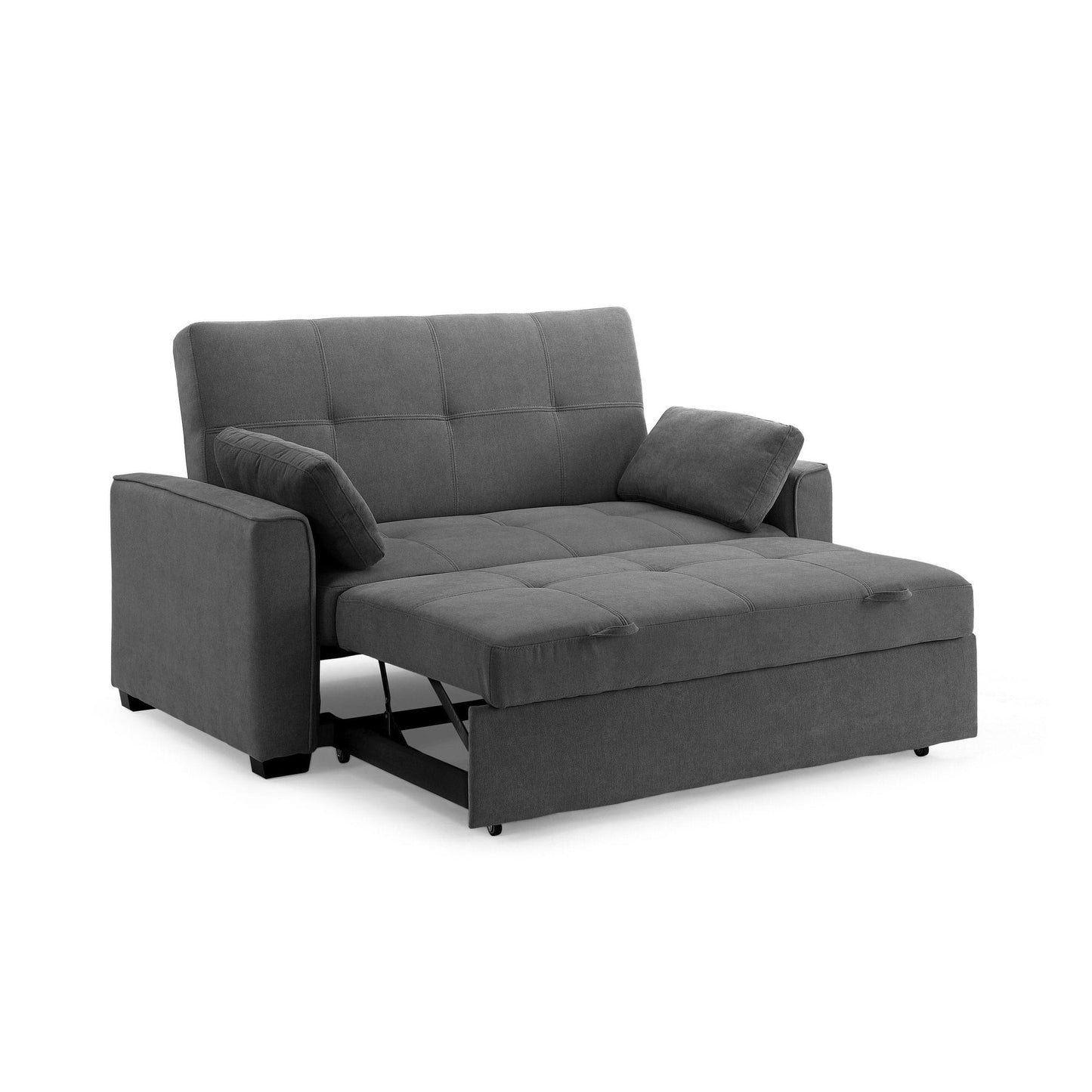 Nantucket Loveseat Full Size Sleeper in Charcoal