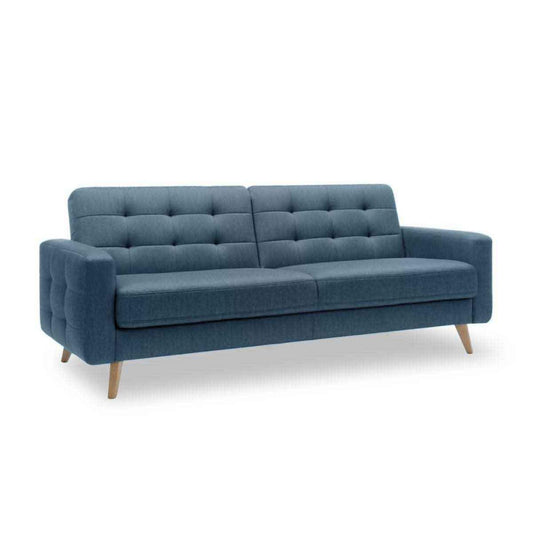 Nappa Sofa Bed Sleeper in Blue