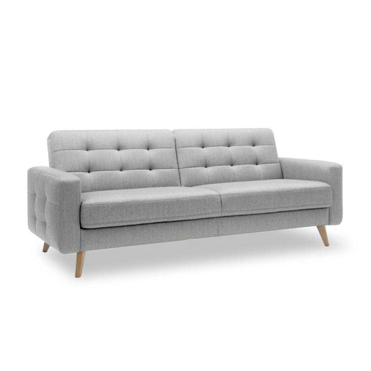 Nappa Sofa Bed Sleeper in Light Gray