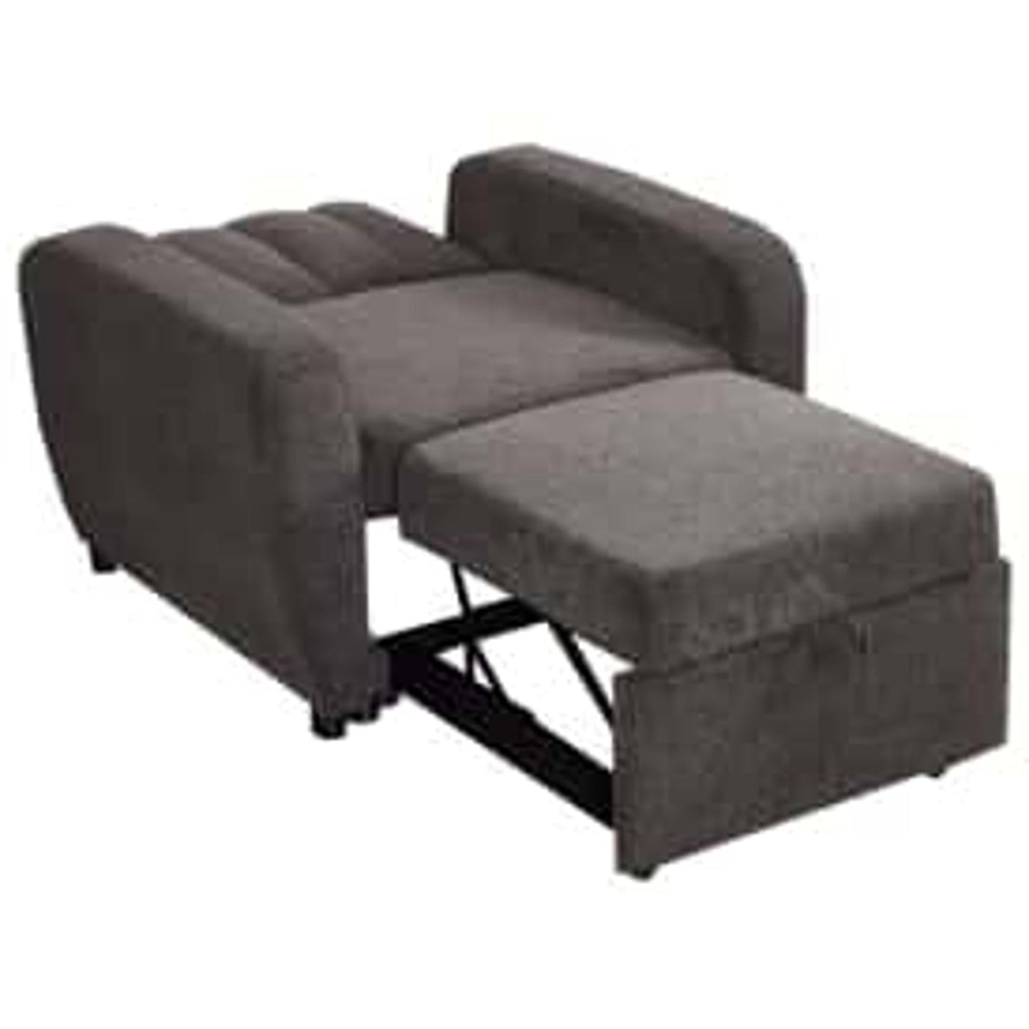 Clara Pull-Out Chair Bed in Gray