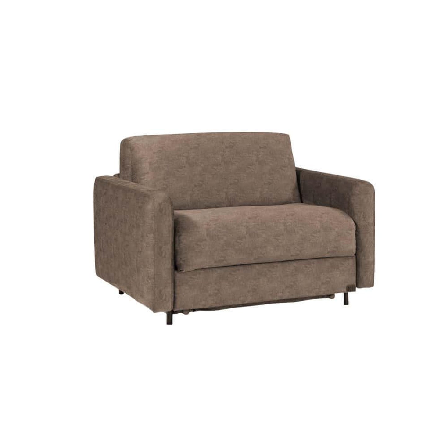 Maya Chair Bed in Brown Fabric