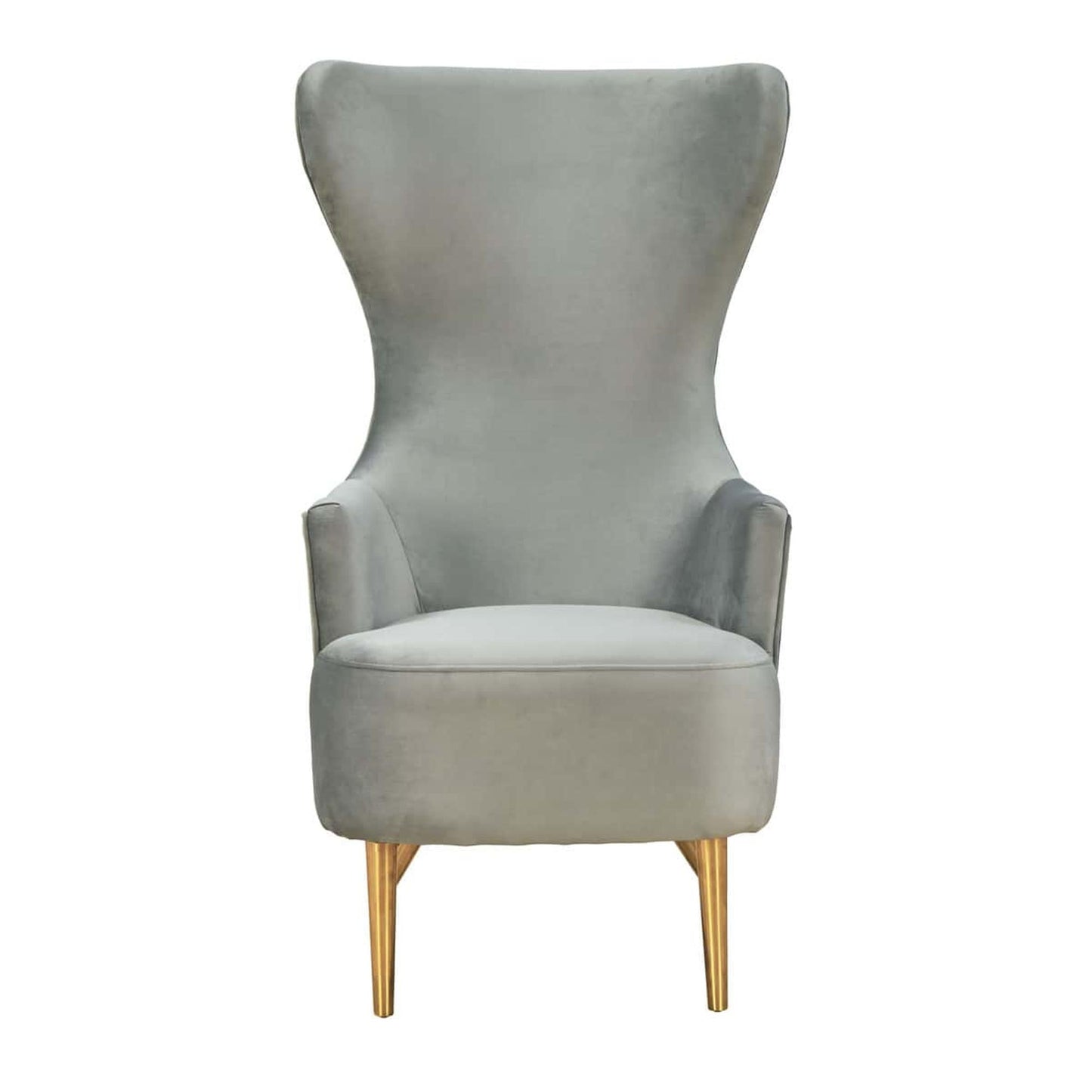 Julia Wingback Chair in Gray