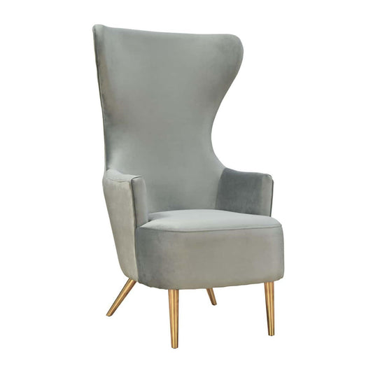 Julia Wingback Chair in Gray