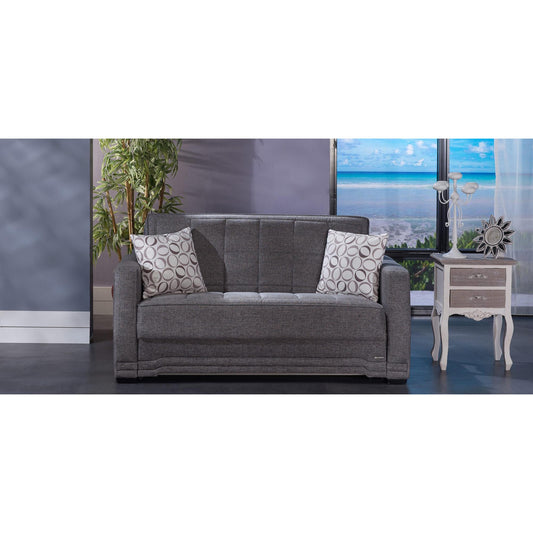 Valerie Loveseat Sleeper in Diego Gray