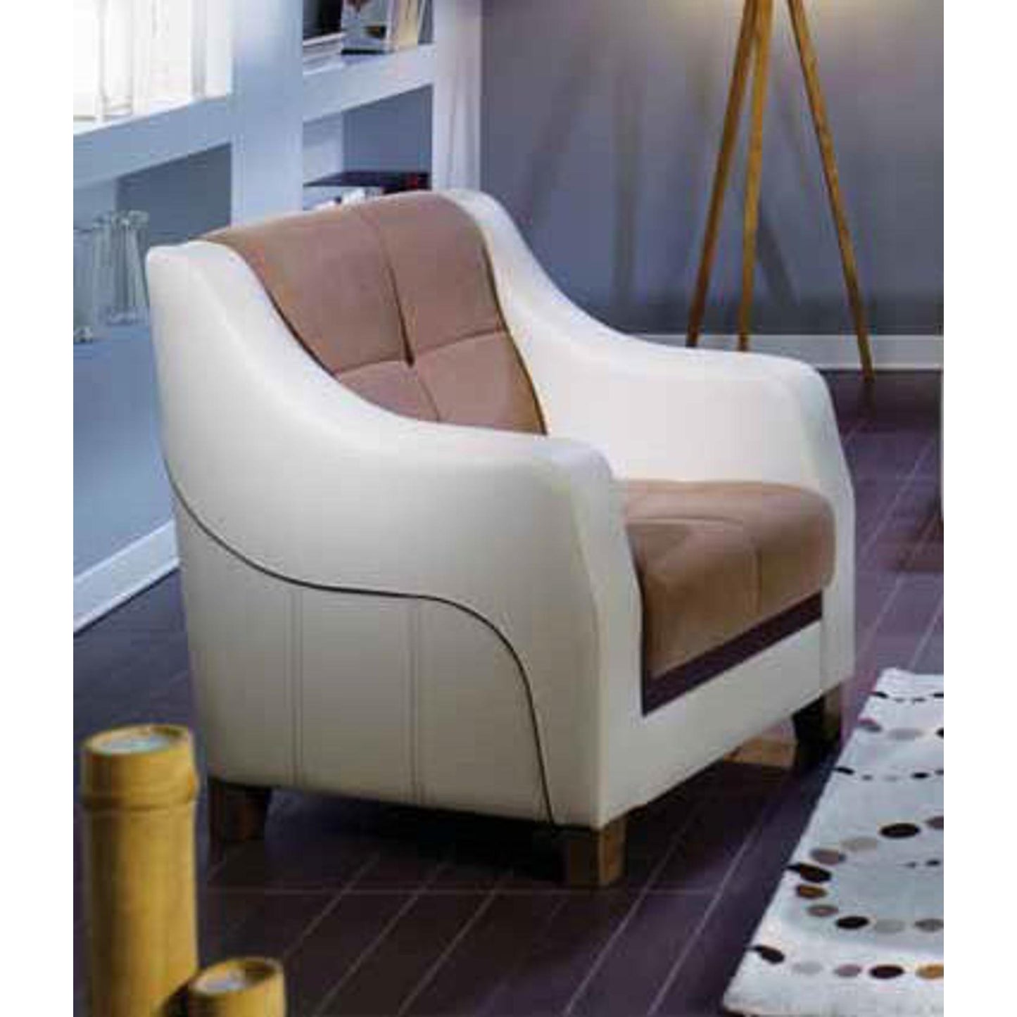 Ultra Sectional Sofa in Optimum Brown